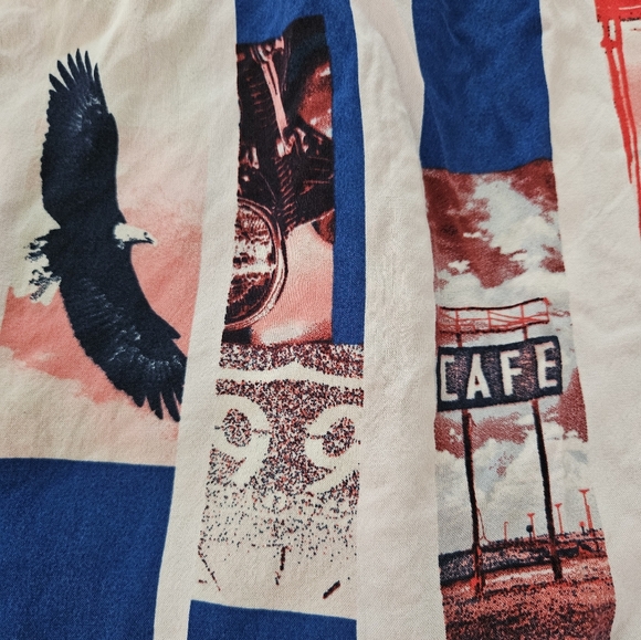 No Boundaries Men's Casual Short Sleeve Button Down Shirt Size XL - Picture 3 of 7